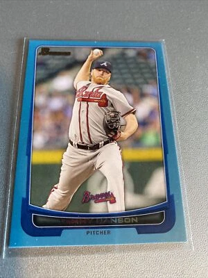 Tommy Hanson 2012 Bowman Blue Parallel #68 -015/500 Topps Baseball - Image 1 of 4