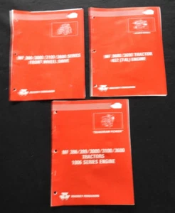 GENUINE MASSEY-FERGUSON DEALER MF 3680 3690 TRACTOR FEATURES MANUAL SET GOOD - Picture 1 of 10