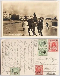 ITALIA Colonia SOMALIA a SUIZA 1920 Benadir León Prov++ en Foto PPC MOGADISCIO a - Imagen 1 de 5