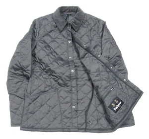 Barbour Men's Charcoal Gray Heritage Liddesdale Quilted Jacket - Picture 1 of 7