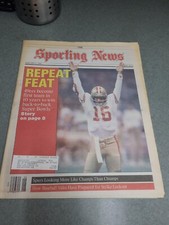 Joe Montana 49ers 1989 Super Bowl Champions The Sporting News February 5 1990