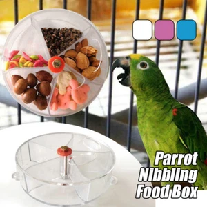 Papagei Futterspielzeug Vogelbeißspielzeug Radform drehbar Puzzle Füttern Futterbox - Bild 1 von 14