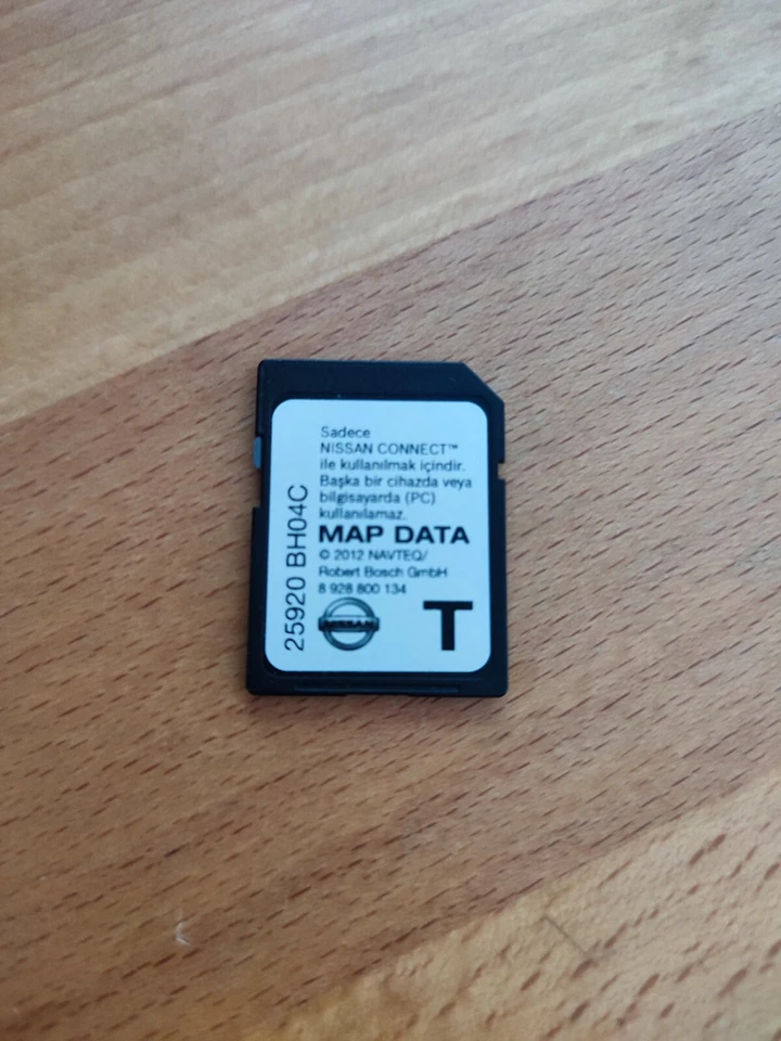 SD Karte Navigation NISSAN CONNECT 1 TÜRKEI TÜRKIYE 2012 25920 BH04C - Bild 1 von 2