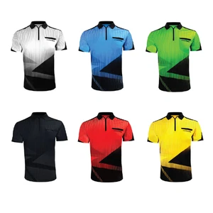 Shard Dart Shirt von Harrows - blau, rot, grün, gelb, schwarz und weiß - Bild 1 von 19