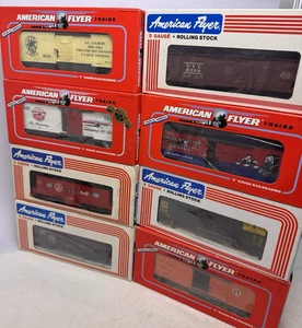 Lot (8) American Flyer S Gauge Rolling Stock Train Cars / All New In Boxes - Picture 1 of 11