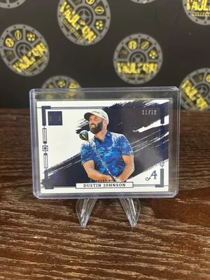 Ases de golf Panini Impecable Liv 2024 variaciones Dustin Johnson #62 azul/18 mm01 Foto 1 de 2