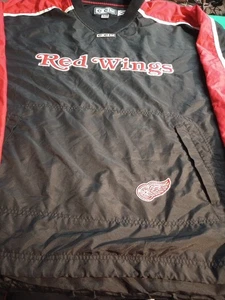 Detroit Red Wings Pullover Jacke Windbreaker Herren XL CCM NHL Hockey schwarz - Bild 1 von 5