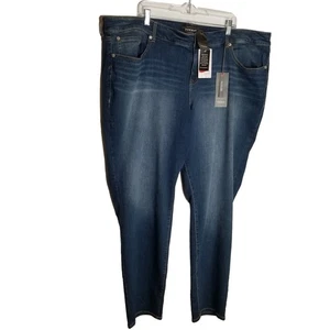 Torrid Boyfriend Jeans Damen 28T Tall Stretch Straight Leg Blau Denim - Bild 1 von 11