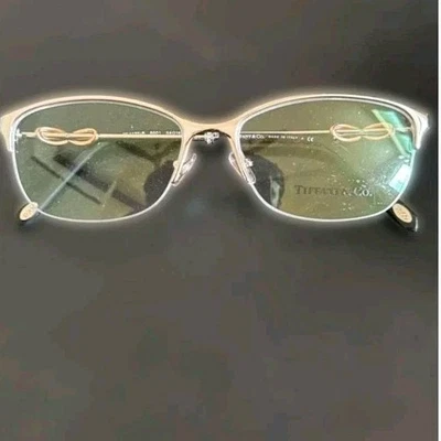 Solo marcos de gafas Tiffany & Co., TF 1122-B 6021, 54-16-140, plateados y negros Foto 1 de 4