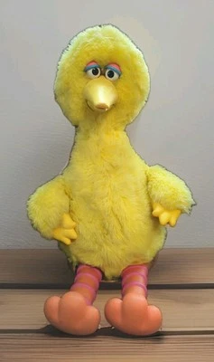 Muppets Inc Big Bird Story Magic Talking Doll on Nest Vintage 1986 sin probar Foto 1 de 4