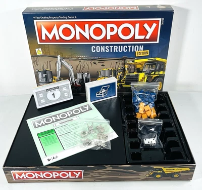 Monopoly Construction Edition Board Game 2023 Hasbro Games Sealed Contents - Image 1 of 4