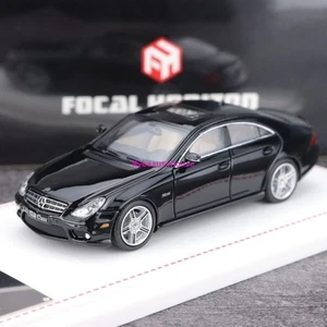 Coche de metal fundido a presión modelo deportivo FH 1:64 negro CLS63 AMG MK1 C219  - Imagen 1 de 11