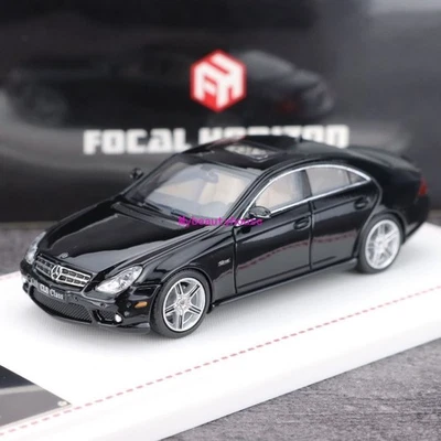 Coche de metal fundido a presión modelo deportivo FH 1:64 negro CLS63 AMG MK1 C219  - Imagen 1 de 4