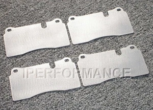 Titanium Brake Pad Shim Heat Shield Set for Chevrolet Camaro Z28 Ceramic 2015 Rr - Picture 1 of 3