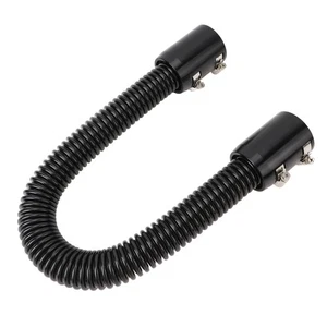 ⁺Black Radiator Hose 24in Stainless Steel Efficient Cooling Radiator Coolant - Picture 1 of 22