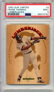 FRANK THOMAS 1995 Leaf Limited /5000 Lumberjacks WHITE HOF MINT PSA 9 - Picture 1 of 2