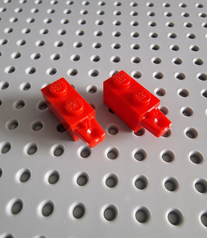 Lego Raster Scharnier Gelenk Stein 1x2 Rot 2 Stück 30541 B014 - Bild 1 von 1
