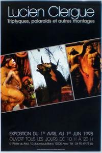 Lucien CLERGUE Triptyque Polaroïd autres Montages EXPOSITION 1998 ARLES 13 - Picture 1 of 1