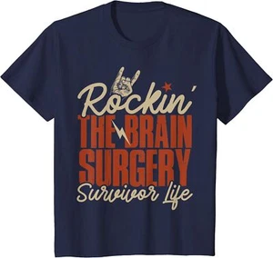 Brain Surgery Survivor Head Injury Tumor Cancer Youth Unisex T-shirt - Picture 1 of 7