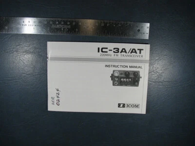 Genuine Icom IC-3A/AT VHF Transceiver Manual - Image 1 of 4