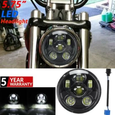 Farol LED DOT 5.75" DRL para Honda Shadow VT 600 700 750 1100 VTX 1300 1800 - Imagem 1 de 4