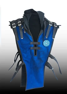 The new Mortal KOmbat cosplay costume/ blue scorpion tabard / - Picture 1 of 6