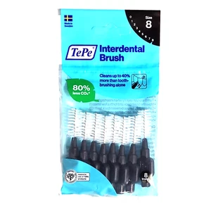 TePe Original Interdentalbürsten schwarz 1,5 mm - 8 Stück Zahnzwischenraumbürste - Bild 1 von 4