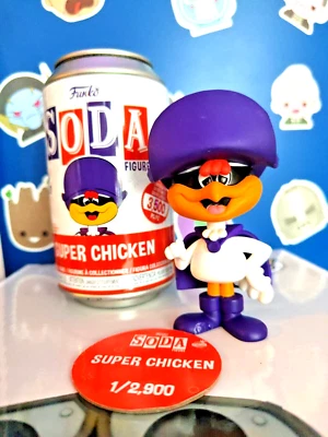 Funko Vinyl SODA: Super Chicken Figures 1/290 9.5 CM.   889698583169 - Immagine 1 di 4