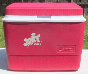 Vintage 80er "JOLT COLA" Gott/Rubbermaid 1940 Kühler (20" x 14,5" x 16") USA - Bild 1 von 14