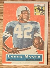 1956 Topps Football #60 Lenny Moore Rookie Card