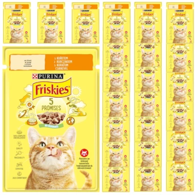PURINA FRISKIES HUHN IN SAUCE KATZENFUTTER 24x85g