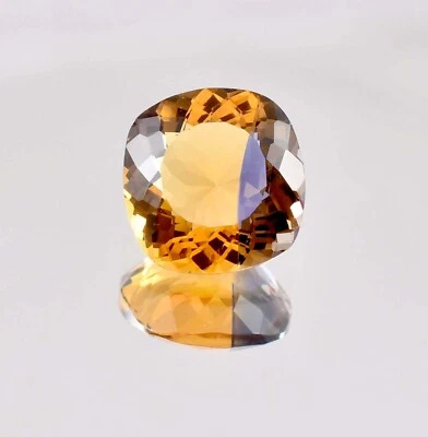 Flawless 8 x 8 MM Flawless Natural Bi-Color Ametrine Loose Gems GIT Certified - Image 1 of 4