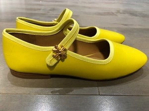 tory burch yellow flats