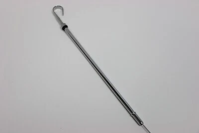 SB Chrysler Chrome Steel Engine Oil Dipstick Tube Dip Stick Mopar 273 318 340 - Image 1 of 4