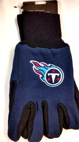 TENNESSEE TITANS SPORTS UTILITY GRIP GLOVES TWO TONE NWT ALL PURPOSE SPORT Cover