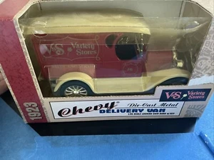 ERTL 1923 Chevy Delivery Van Diecast Bank V&S Variety Stores   1/25 B425 - Picture 1 of 6