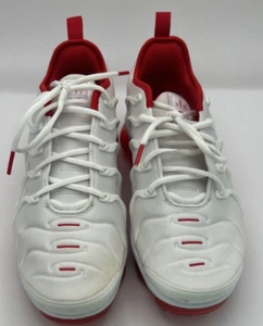 Nike Air Vapormax Plus White University Red DH0279-100 Men's Size 9 - Picture 1 of 9
