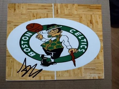 FOTO 8X10 DE LOS LOGO DE BOSTON GARDEN FIRMADO DE LAS FINALES DE LA NBA 24 DE LOS BOSTON CELTICS DE LOS GRANDES HORFORD Foto 1 de 3
