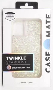 Case-Mate Twinkle Stardust 10ft Drop Protection Case for iPhone 12 Mini - Picture 1 of 2