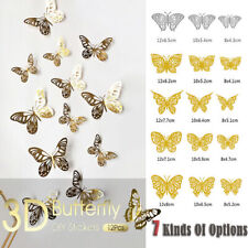 12x 3D Butterfly Wall Decals Stickers Removable Kids Nursery Decoration NEW AU