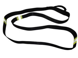 Firefighter Rope Hose Tool Strap - Black w/3M Reflective - Sav-A-Jake - Picture 1 of 13