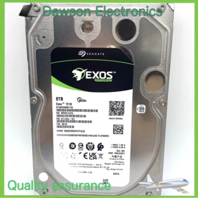 ST8000NM017B Seagate Exos 8TB 7E10 7.2K 6Gb/s 3.5'' SATA 256MB Hard Drive NEW - Image 1 of 3