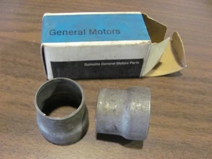 NOS PAIR of 62 63 Corvair 64 Turbo Exhaust Pipe Extensions 3822693 FC - Picture 1 of 3