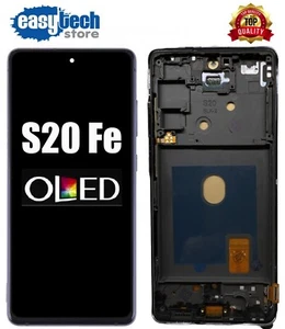 Samsung S20 FE SM-G780 G781 Display OLED LCD Touch Schermo Vetro Frame Navy Blu - Foto 1 di 7