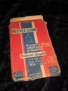 VINTAGE 'BEETLE' GAME CARDS & DICE Universal Publications Ltd 1950s UNUSED - Picture 1 of 1