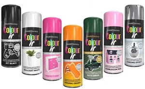 Multi Purpose Colour IT Gloss Spray Paint Aerosol Metal Wood Plastic Glass 400ml - Picture 1 of 20