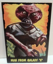 VINTAGE 1964 FROM TV SHOW TOPPS Outer Limits CARD # 5 MAN FROM GALAXY "X"