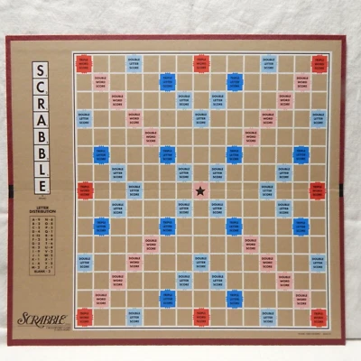 Scrabble Replacement Game Board Only 1998 Hasbro  BOARD ONLY - Image 1 of 3