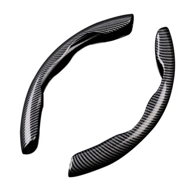 For Ford Car Steering Wheel Booster Cover Car Accessories Carbon Fiber Non-Slip - Image 1 of 4