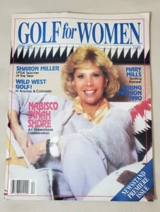 Golf For Women Magazine April 1990 Dinah Shore Newsstand Premiere Issue - Picture 1 of 10